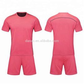 Custom Pink Soccer Uniforms High Quality Made In China