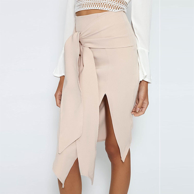 hot sell sexy half skirt front split
