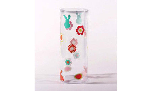 Printing plastic cylinder box for gift