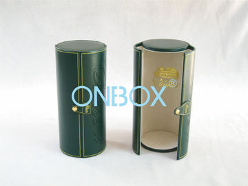 Cardboard and PU leather Luxury Packaging Boxes with Elegant Hot Stamping