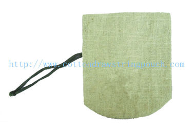 Eco Friendly Burlap Jute Drawstring Pouch Bags With Cotton Cord