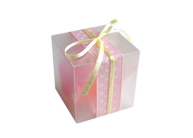 Rectangle folding Plastic pp / pvc Frosted Wedding Gift Boxes container