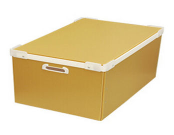 Folding / Collapsible PP Plastic Corrugated Boxes For Moving / Packing / Storage