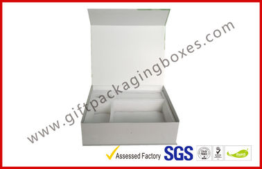 Cosmetic Magnet Packaging Boxes Debossed and Silver Foiled Logo