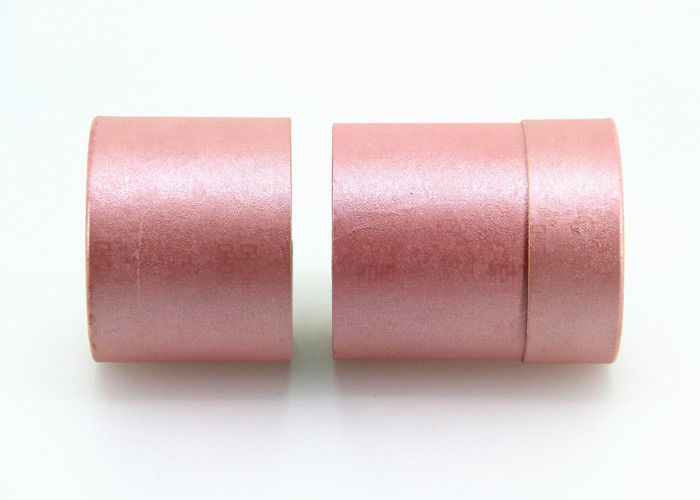 Customized pink reusable tea Paper Tube packaging Canister with SGS FDA