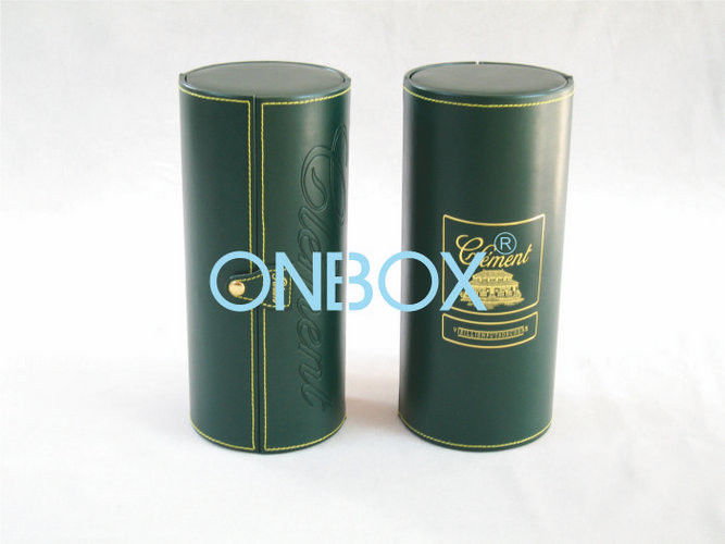 Cardboard and PU leather Luxury Packaging Boxes with Elegant Hot Stamping