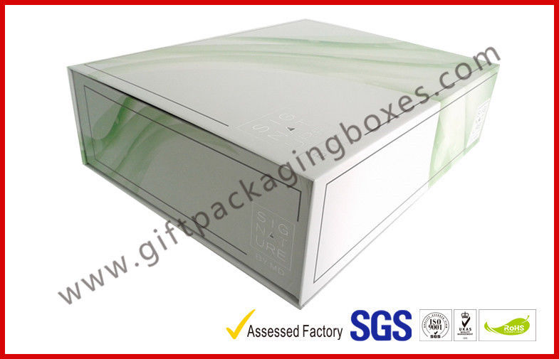 Cosmetic Magnet Packaging Boxes Debossed and Silver Foiled Logo